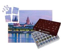 puzzleYOU : Calendrier de l'Avent | « Mayence à l'heure Bleue avec la cathédrale de Mayence, Allemagne »