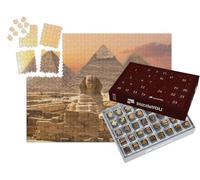 puzzleYOU : Calendrier de l'Avent | « Merveilles du Monde d'Egypte : Pyramides avec Sphinx, Gizeh »