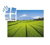 puzzleYOU : Calendrier de l'Avent | « Mont Fuji avec Plantation de thé Vert, préfecture de Shizuoka, Japon »