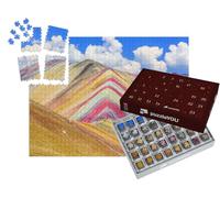 puzzleYOU : Calendrier de l'Avent | « Montana de Siete Colores ou Montagne Arc-en-Ciel, Cusco, Pérou »