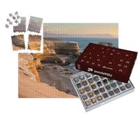 puzzleYOU : Calendrier de l'Avent | « Monument Naturel de La Portada au Coucher du Soleil, Antofagasta, Chili »