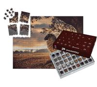 puzzleYOU : Calendrier de l'Avent | « Mouton à tête Noire se Tient sous Un Arbre »