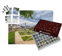 puzzleYOU : Calendrier de l'Avent | « Murs de la Vieille Ville et Jardins à Vannes. Bretagne (Bretagne), Nord de la France. »