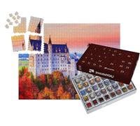 puzzleYOU : Calendrier de l'Avent | « Neuschwanstein, Le château de Conte de fées du Roi Louis II de Bavière »