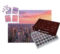 puzzleYOU : Calendrier de l'Avent | « New York City avec l'empire State Building au Coucher du Soleil »