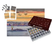 puzzleYOU : Calendrier de l'Avent | « New York Harbor avec la Statue de la Liberté, New York »