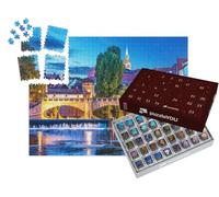 puzzleYOU : Calendrier de l'Avent | « Nuit d'été dans la Vieille Ville de Nuremberg, Allemagne »