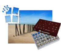 puzzleYOU : Calendrier de l'Avent | « Oye-Plage dans la réserve Naturelle du Platier d'Oye, Entre Calais et Dunkerque, Hauts-de-France »