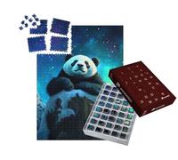 puzzleYOU : Calendrier de l'Avent | « Panda et Aurore au-Dessus des Sommets »
