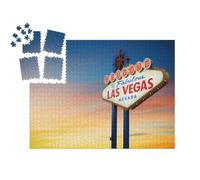 puzzleYOU : Calendrier de l'Avent | « Panneau Las Vegas au Coucher du Soleil »