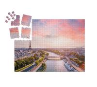 puzzleYOU : Calendrier de l'Avent | « Panorama aérien de Paris avec Le fleuve Seine et la Tour Eiffel »