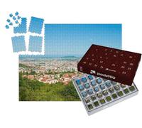 puzzleYOU : Calendrier de l'Avent | « Panorama de la Ville de Clermont-Ferrand et du Parc National des volcans d'Auvergne, France. »