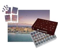 puzzleYOU : Calendrier de l'Avent | « Panorama du Beau Vieux Port de La Canée, Crète, Grèce »