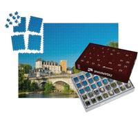puzzleYOU : Calendrier de l'Avent | « Pau, France, Vue du château sur la rivière »