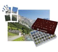 puzzleYOU : Calendrier de l'Avent | « Paysage avec Une rivière de Montagne dans Les Pyrénées françaises »