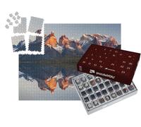 puzzleYOU : Calendrier de l'Avent | « Paysage de Montagne majestueux, Parc National Torres Del Paine, Chili »