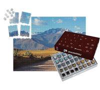 puzzleYOU : Calendrier de l'Avent | « Paysage de Pampa dans la Cordillera de Los Andes, Pérou, Amérique du Sud »