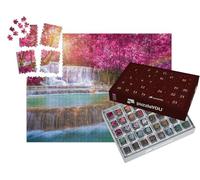 puzzleYOU : Calendrier de l'Avent | « Paysage époustouflant des Chutes de Tat Kuang Si, Luang Prabang, Laos »