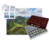 puzzleYOU : Calendrier de l'Avent | « Paysage panoramique avec Montagnes volcaniques (Vue Depuis Le PUY de Sancy, Massif Central, France) »