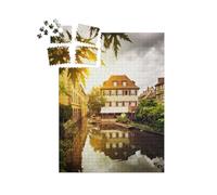 puzzleYOU : Calendrier de l'Avent | « Petit Venice dans la Vieille Ville de Colmar avec Ses Maisons à colombages, Alsace »