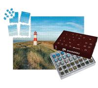 puzzleYOU : Calendrier de l'Avent | « Phare de List sur l'île de Sylt, Schleswig-Holstein, Allemagne »