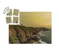 puzzleYOU : Calendrier de l'Avent | « Phare du Cap Fréhel, dans Les Côtes d'Armor, au Coucher du Soleil. »
