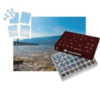 puzzleYOU : Calendrier de l'Avent | « Photo du lac du Bourget et de la Dent du Chat, à Aix-Les-Bains en Savoie, France »
