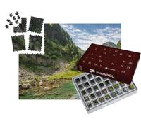 puzzleYOU : Calendrier de l'Avent | « Photographie de Paysage du lac de Leana dans Le Massif de belledonne »