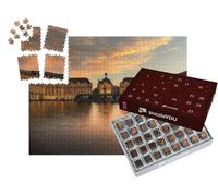 puzzleYOU : Calendrier de l'Avent | « Place De La Bourse et Tramway à Bordeaux, France. Un Patrimoine Mondial de l'Unesco »