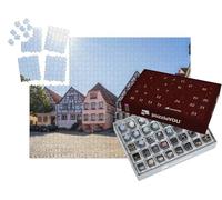 puzzleYOU : Calendrier de l'Avent | « Place de la mairie et Tour, Ottweiler, Sarre, Allemagne »