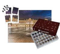 puzzleYOU : Calendrier de l'Avent | « Place du Capitole et Capitole à Toulouse, Haute-Garonne, Midi Pyrénées, Sud de la France. »