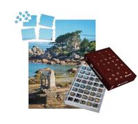 puzzleYOU : Calendrier de l'Avent | « Plage de Ploumanach à Perros-Guirec, Côtes d'Armor, Bretagne, France »