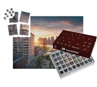 puzzleYOU : Calendrier de l'Avent | « Pont de Brooklyn à New York City avec Financial District »