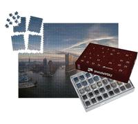 puzzleYOU : Calendrier de l'Avent | « Port de Hambourg avec Un Beau Lever de Soleil »
