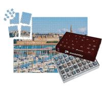 puzzleYOU : Calendrier de l'Avent | « Port de Plaisance et remparts de St. Malo, Bretagne, France »