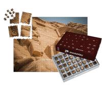 puzzleYOU : Calendrier de l'Avent | « Portraits de pharaons, Abu Simbel, Égypte »