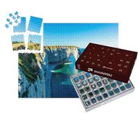 puzzleYOU : Calendrier de l'Avent | « Promenade sur la Plage de la Belle côte d'Albâtre près d'Étretat - Normandie - France »