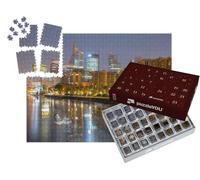 puzzleYOU : Calendrier de l'Avent | « Reflet de la Tour de défense sur la Seine. Paris. »