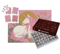 puzzleYOU : Calendrier de l'Avent | « Rêves de Licorne à la Mode Florale Rose »