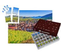 puzzleYOU : Calendrier de l'Avent | « Riquewihr, France. La Route des vins d'Alsace. »
