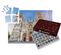 puzzleYOU : Calendrier de l'Avent | « Rouen, Normandie, France. La façade Ouest de la cathédrale de Rouen, célèbre pour Ses Tours. »