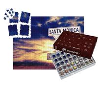 puzzleYOU : Calendrier de l'Avent | « Route 66 : Panneau Routier au Coucher du Soleil »