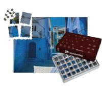 puzzleYOU : Calendrier de l'Avent | « Rues de la Ville Bleue, Chefchaouen au Maroc »