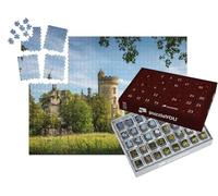 puzzleYOU : Calendrier de l'Avent | « Ruines du château de La Mothe-Chandeniers dans la région Nouvelle-Aquitaine, France, Europe »