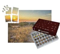 puzzleYOU : Calendrier de l'Avent | « Sentier de randonnée au Sommet d'une Montagne dans Le Parc National des Cévennes, sud de la France »