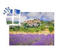 puzzleYOU : Calendrier de l'Avent | « Simiane-la-Rotonde, Un Village de cabanes, Provence, France »