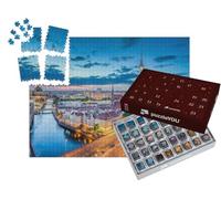 puzzleYOU : Calendrier de l'Avent | « Skyline de Berlin Le Soir, Allemagne »