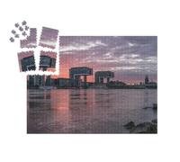 puzzleYOU : Calendrier de l'Avent | « Skyline de Cologne au Coucher du Soleil, Allemagne »
