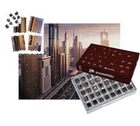 puzzleYOU : Calendrier de l'Avent | « Skyline de Dubaï à l'heure du Coucher du Soleil, Émirats Arabes Unis »