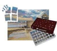 puzzleYOU : Calendrier de l'Avent | « Skyline de la côte de la Manche et Anciens remparts de la Ville de Saint-Malo »